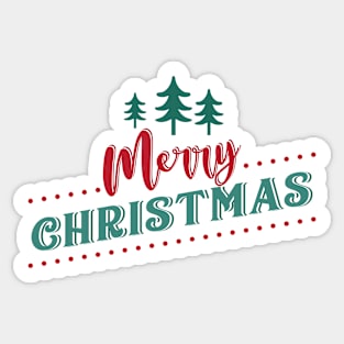 Merry christmas Sticker